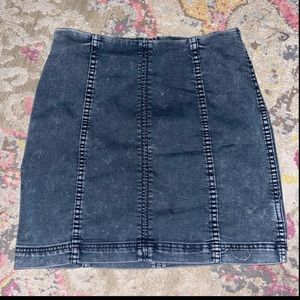 Free People, Modern Femme Denim Mini Skirt